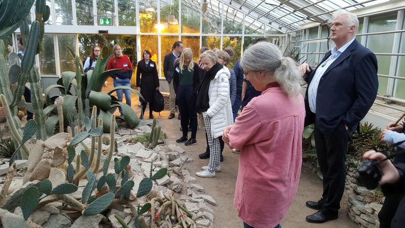 Tour in the greenhouses